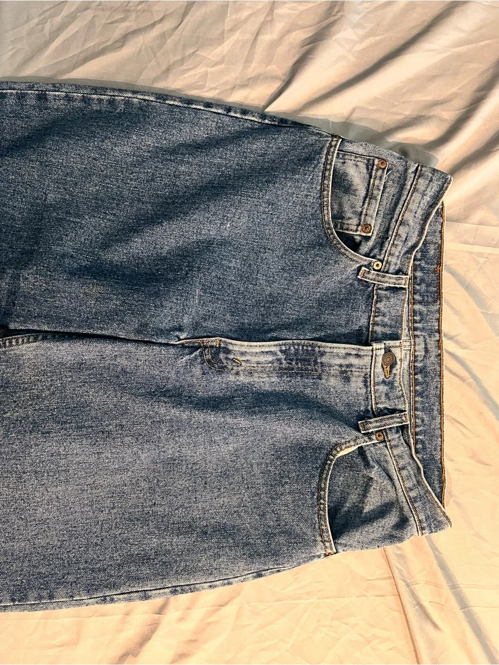 Vintage 90s Levis 560 Made in USA Loose Fit Jeans Mens 34x32 Red Tab